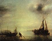Jan van de Cappelle Becalmed USA oil painting reproduction